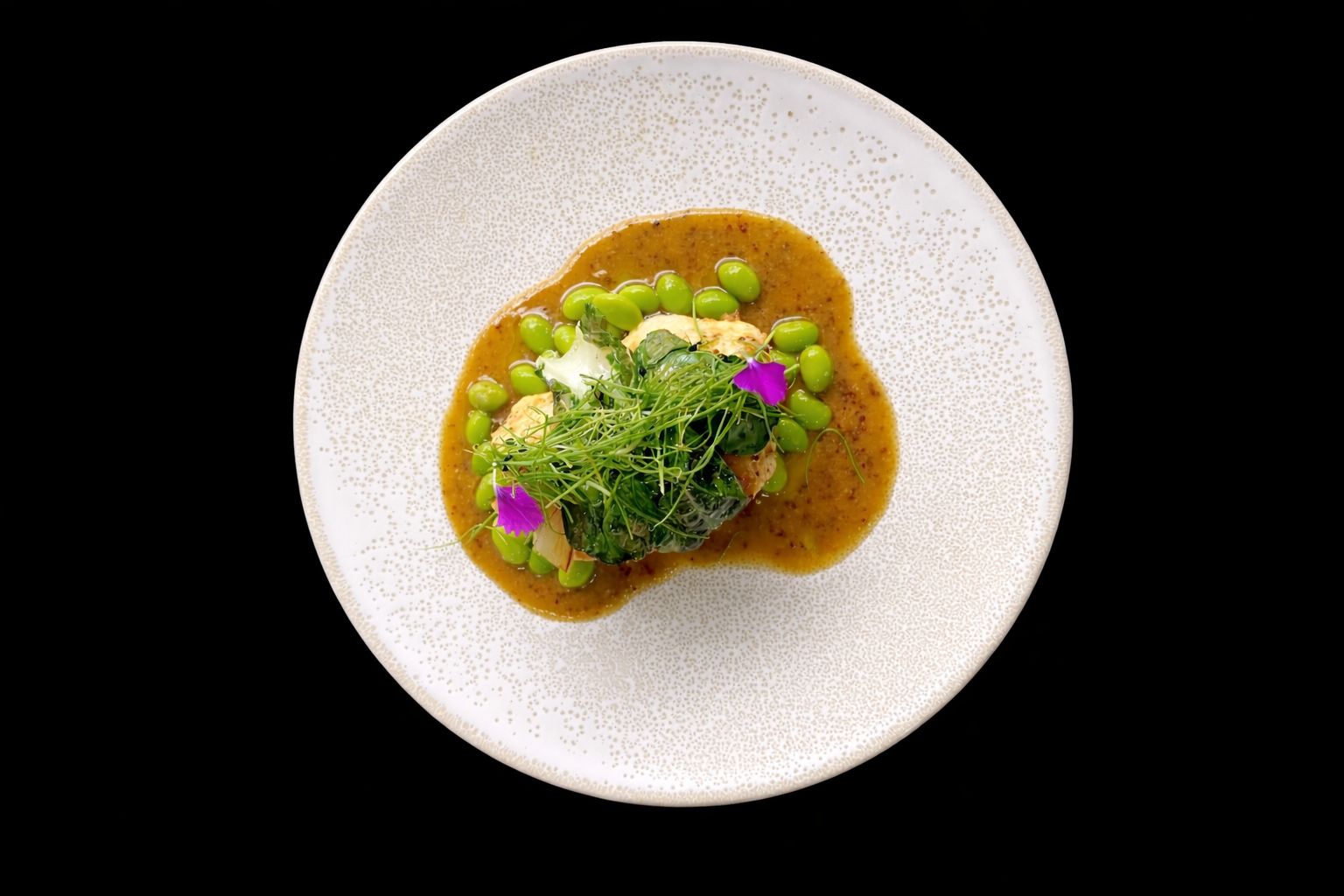 Plato de autor cenital — Xabi Vallejo